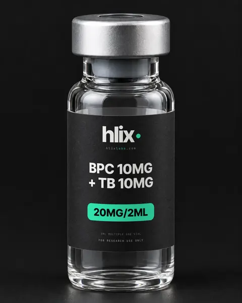 BPC 10mg + TB 10mg 20mg research vial