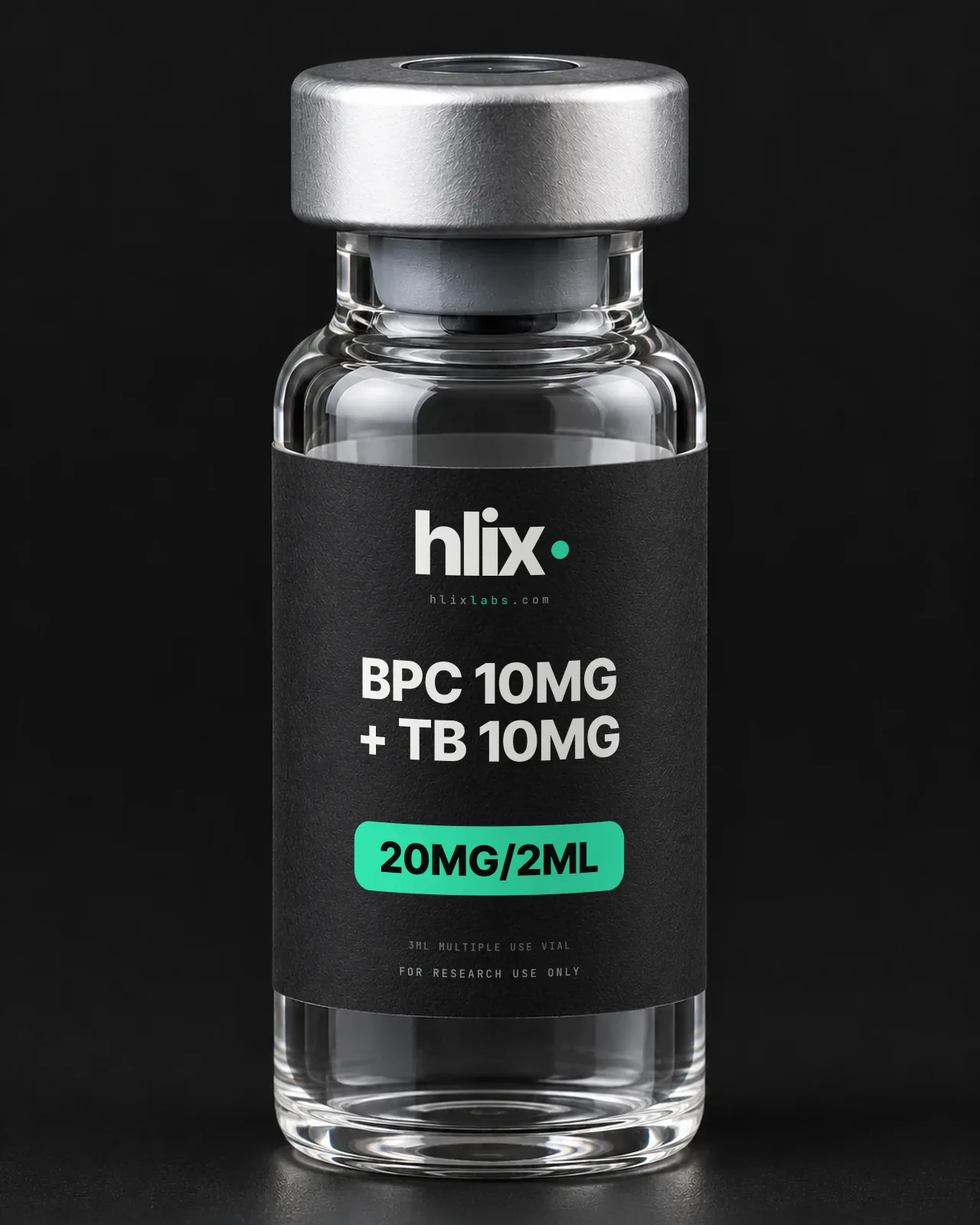 BPC 10mg + TB 10mg 20mg research vial