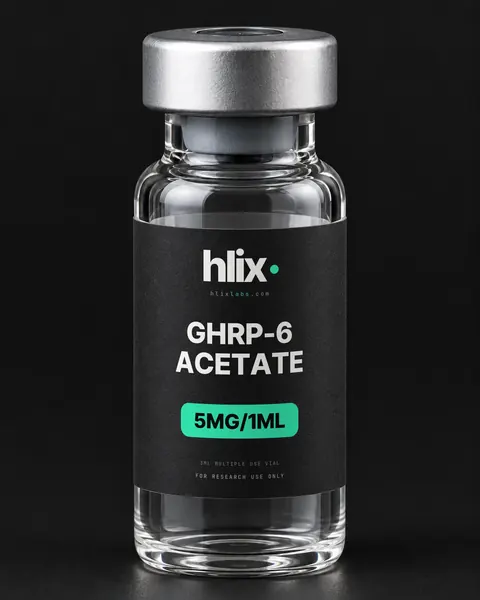 GHRP-6 Acetate 5mg research vial